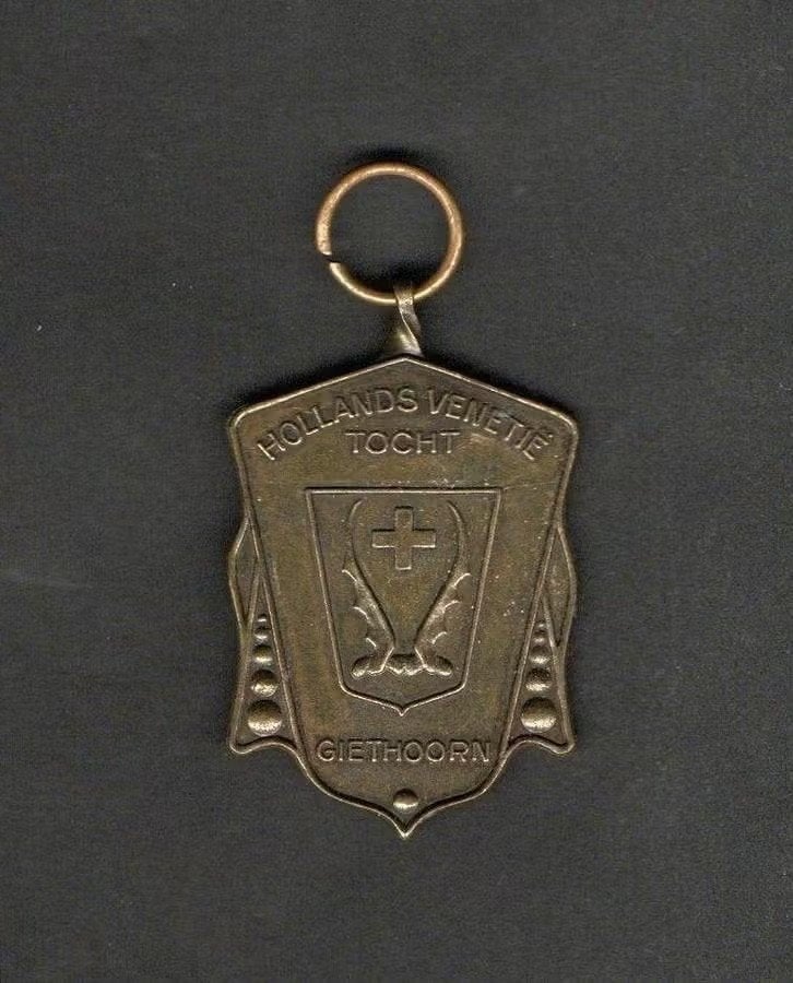 Medaille Giethoorn Hollands Venetië Tocht., Ophalen of Verzenden, Zo goed als nieuw