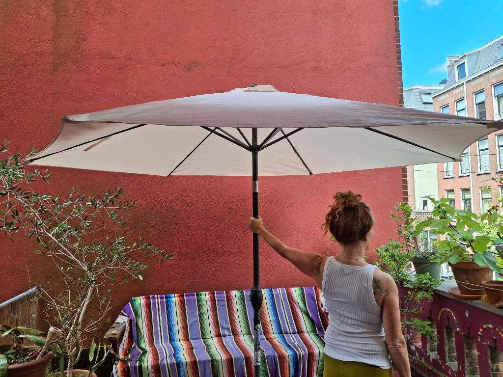 Parasol, Tuin en Terras, Kantelbaar, Overige typen, Nieuw, Ophalen of Verzenden