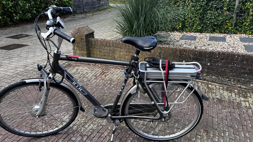 RIH Omega elektrische herenfiets - grijs, 59 cm of meer, Ophalen, Gebruikt, Overige merken