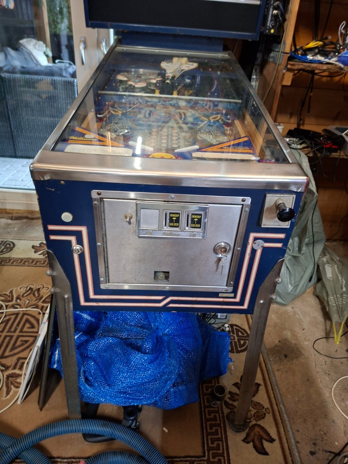 Williams Space Shuttle Flipperkast - Pinball Machin, Verzamelen, Automaten | Flipperkasten, Ophalen, Gebruikt, Elektronisch, Williams