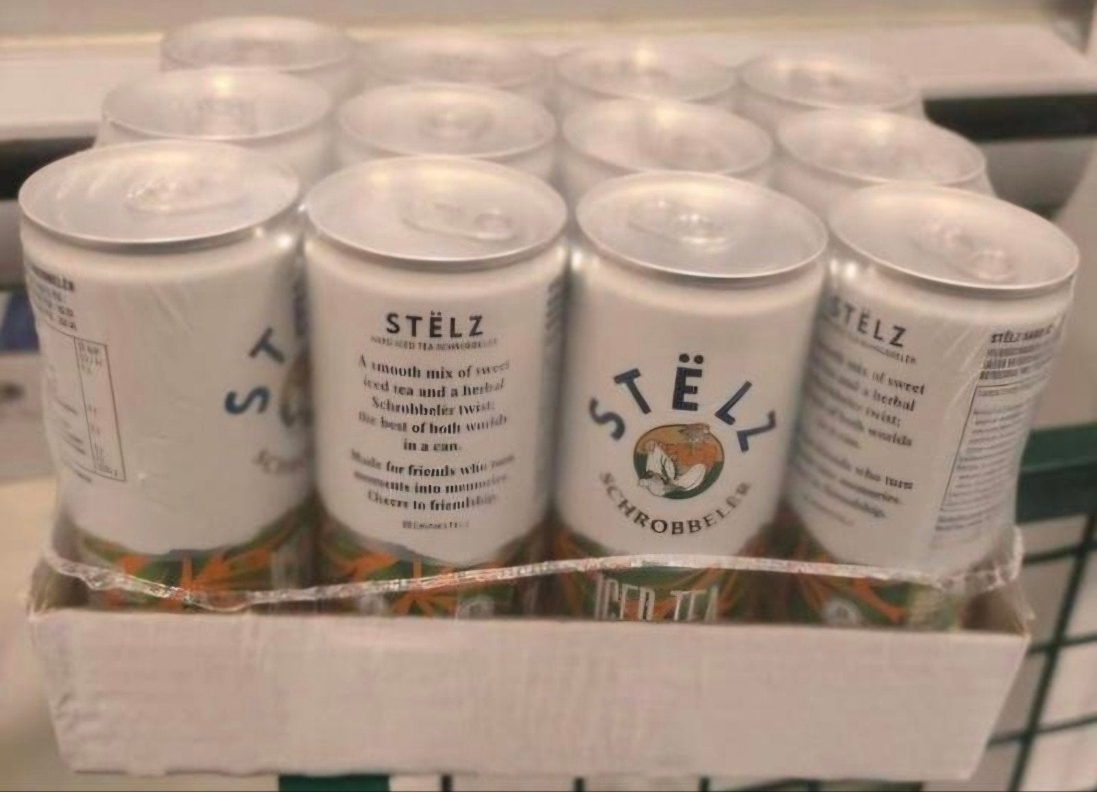 Stëlz Schrobbeler 12 blikjes - Limited Edition. WK topper!, Diversen, Ophalen