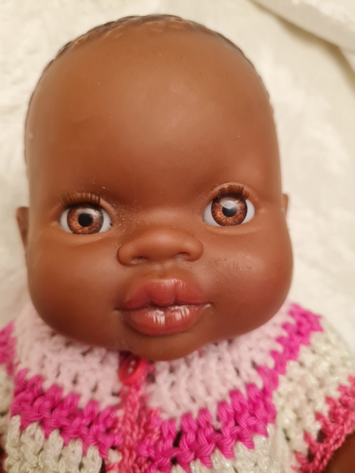 Paola Reina meisjes pop 33cm minikane in goede staat, Ophalen of Verzenden, Zo goed als nieuw, Babypop