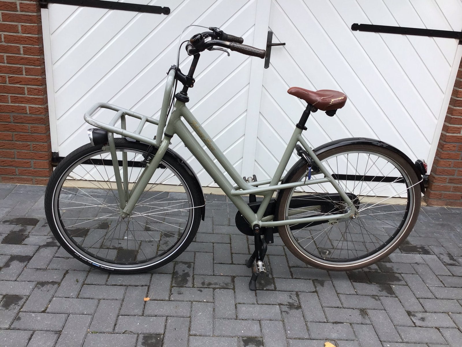 Johnny Loco fiets - Groen - 28 inch - Framemaat 54, Terugtraprem, Versnellingen, Ophalen, Overige merken
