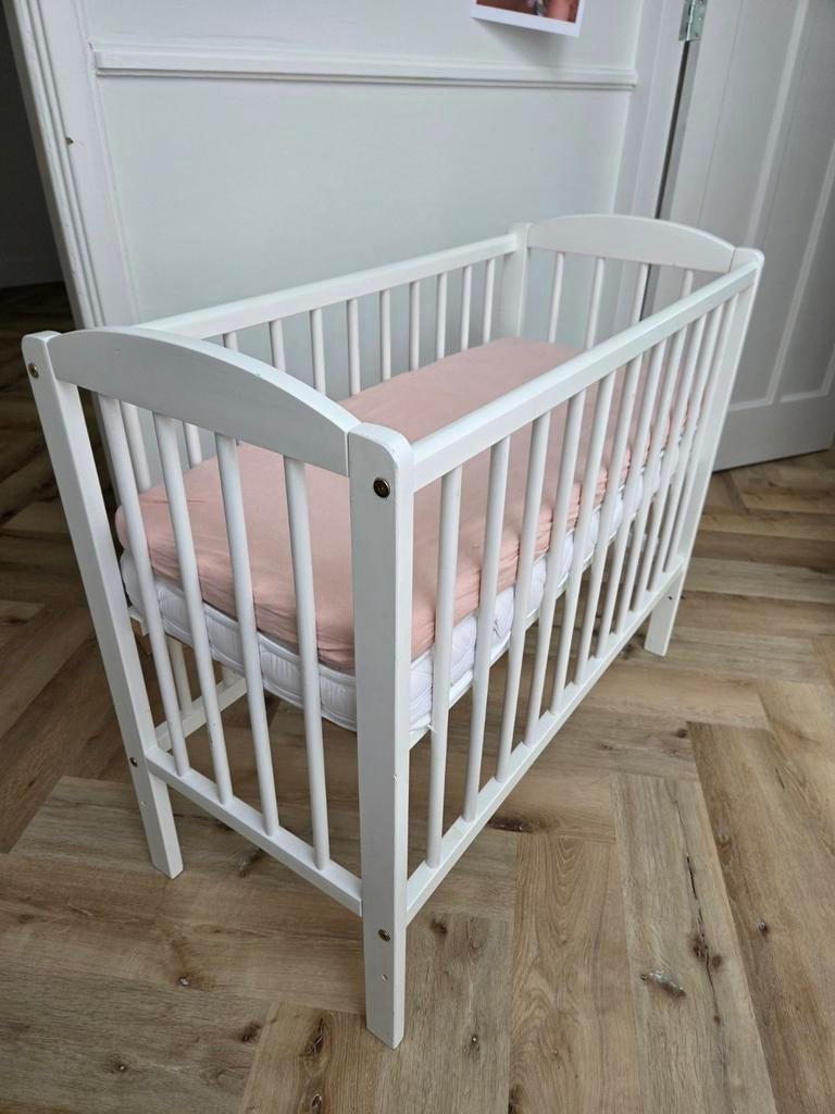 Petit Amélie aanschuifwieg 3-in-1 - Wit, Kinderen en Baby's, Babywiegjes en Ledikanten, Ophalen, Zo goed als nieuw, Wieg