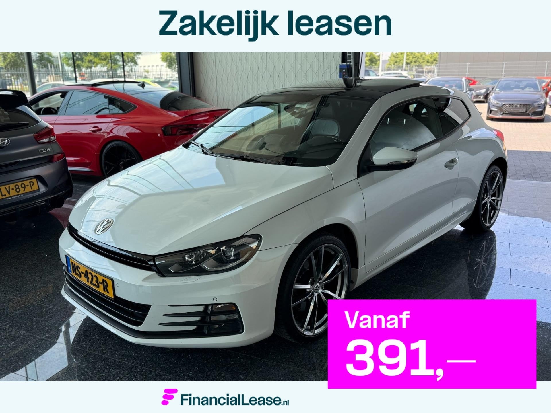 Volkswagen SCIROCCO 2015 Facelift Full Options DSG Pano Wit, Gebruikt, 4 cilinders, 1984 cc, 4 stoelen