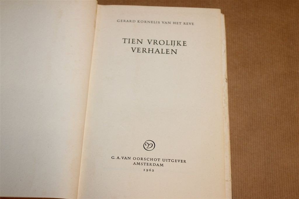 Tien Vrolijke Verhalen — Gerard Reve, Van Oorschot 1962, Boeken, Ophalen of Verzenden, Gelezen