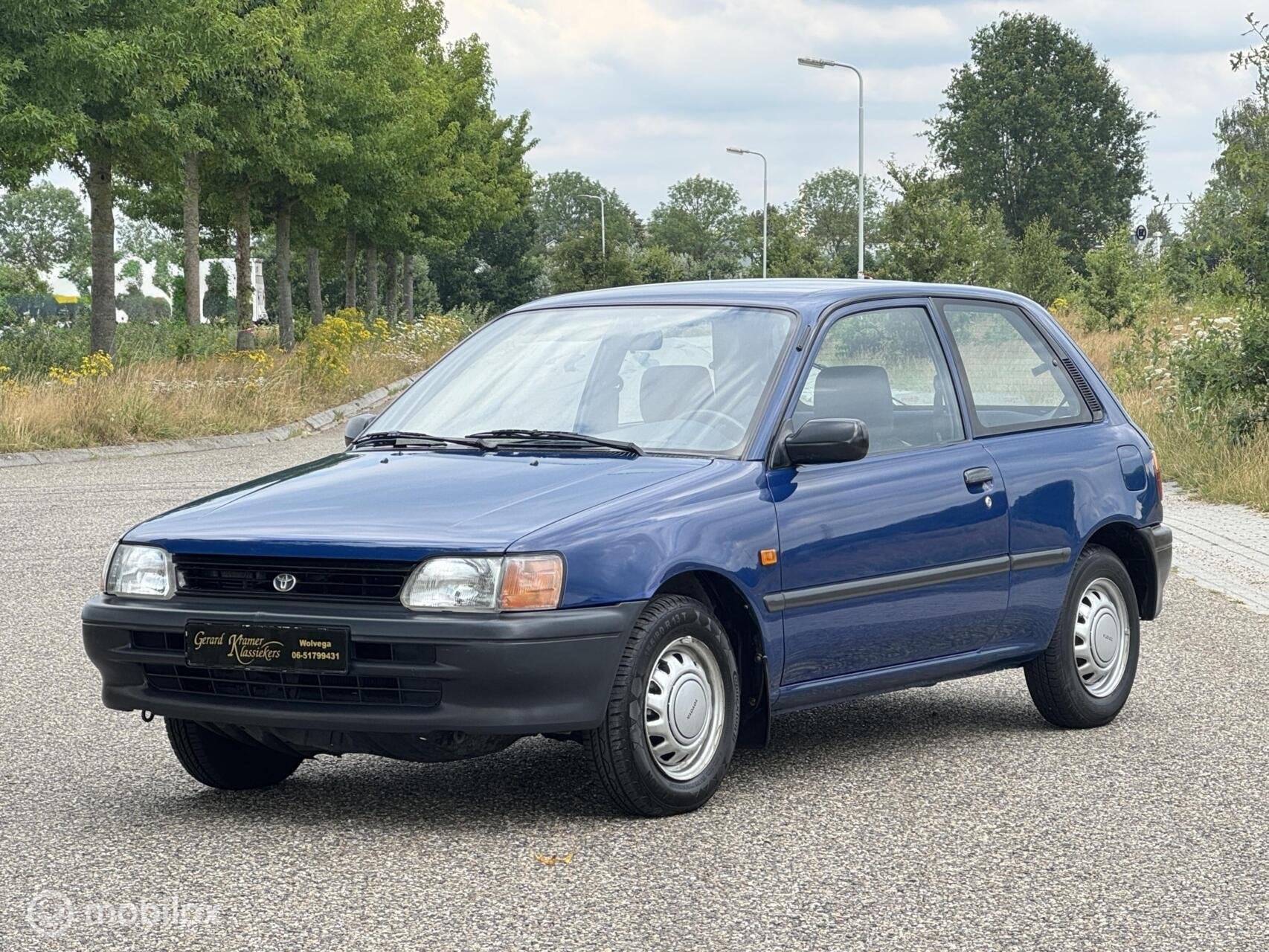 Toyota Starlet P80 1.0-12V 1990, Voorwielaandrijving, 54 pk, Blauw, Bedrijf