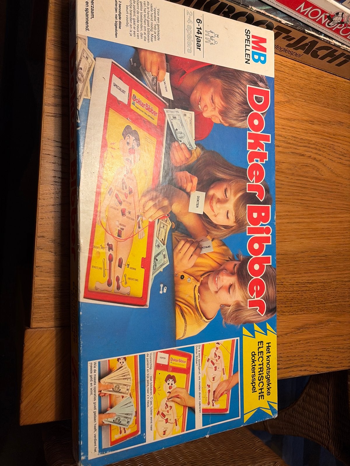Dokter Bibber - Klassiek spel, werkt mogelijk niet, Een of twee spelers, Ophalen of Verzenden, Gebruikt