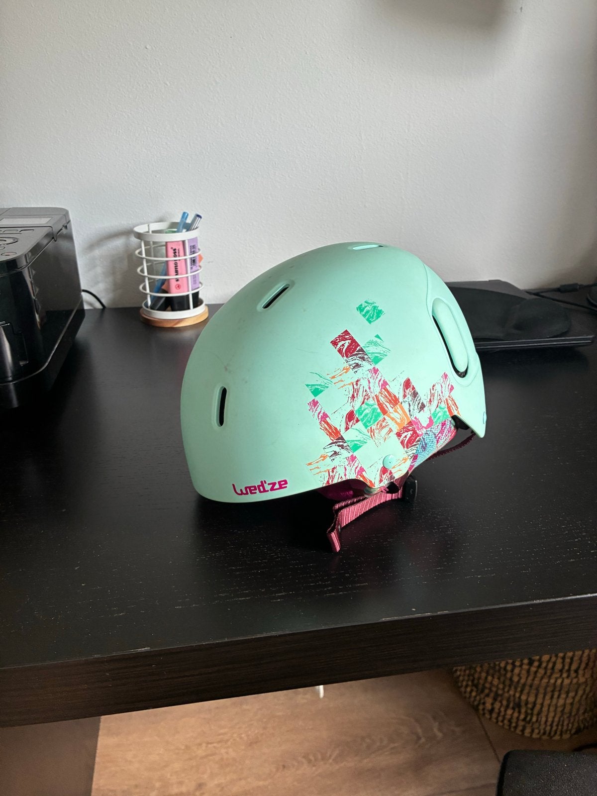 Wed'ze kinder skihelm Feel 300 - maat m, Gebruikt, Overige typen, Skiën, Ophalen