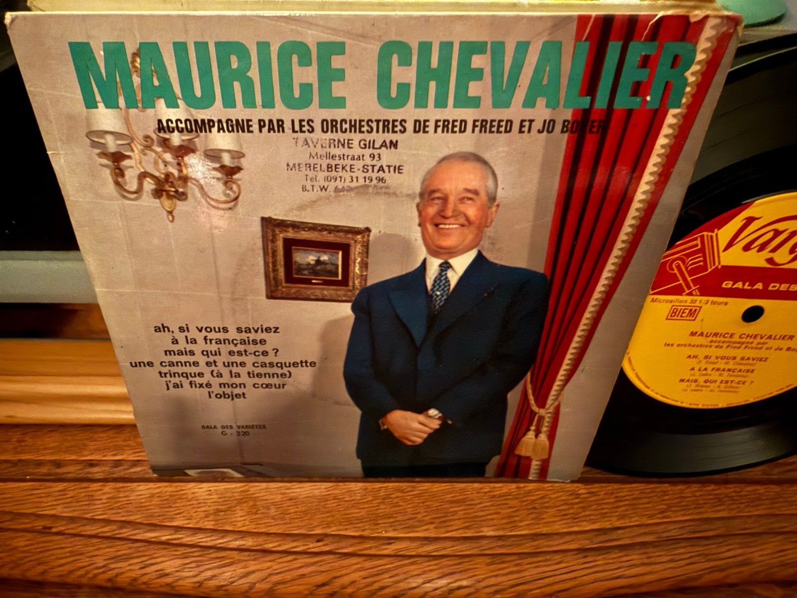 Maurice Chevalier - Ah, Si Vous Saviez (Vinyl Single), Cd's en Dvd's, 7 inch, Ophalen of Verzenden, Zo goed als nieuw, EP