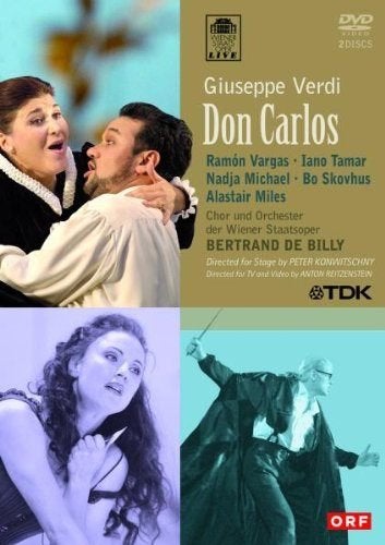 2DVD Verdi : Don Carlos ( Bertrand de Billy ) 0824121002350, Alle leeftijden, Ophalen of Verzenden, Zo goed als nieuw