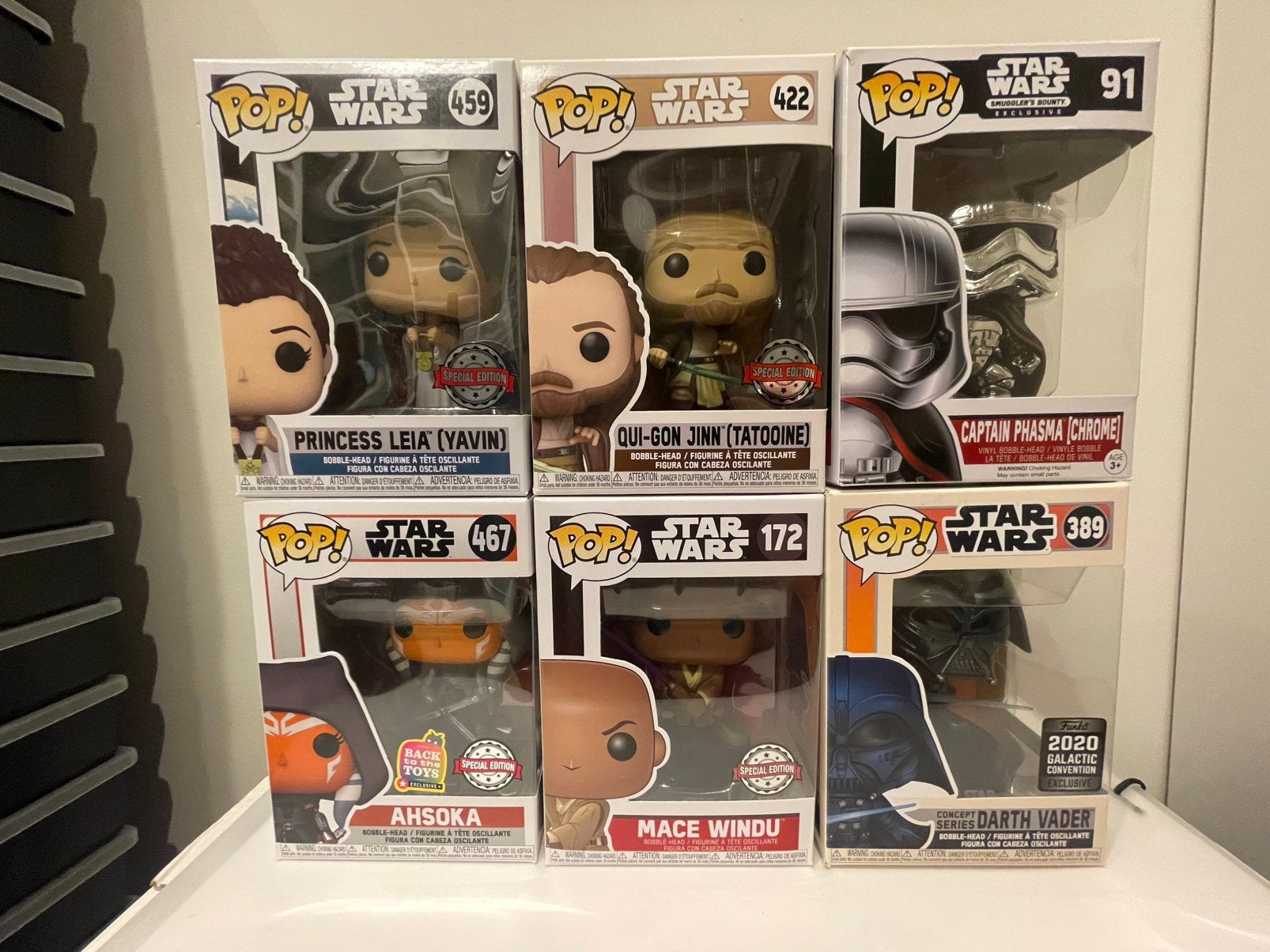 Funko pop star wars 91, 172, 388, 422, 459, 467, Ophalen of Verzenden, Zo goed als nieuw