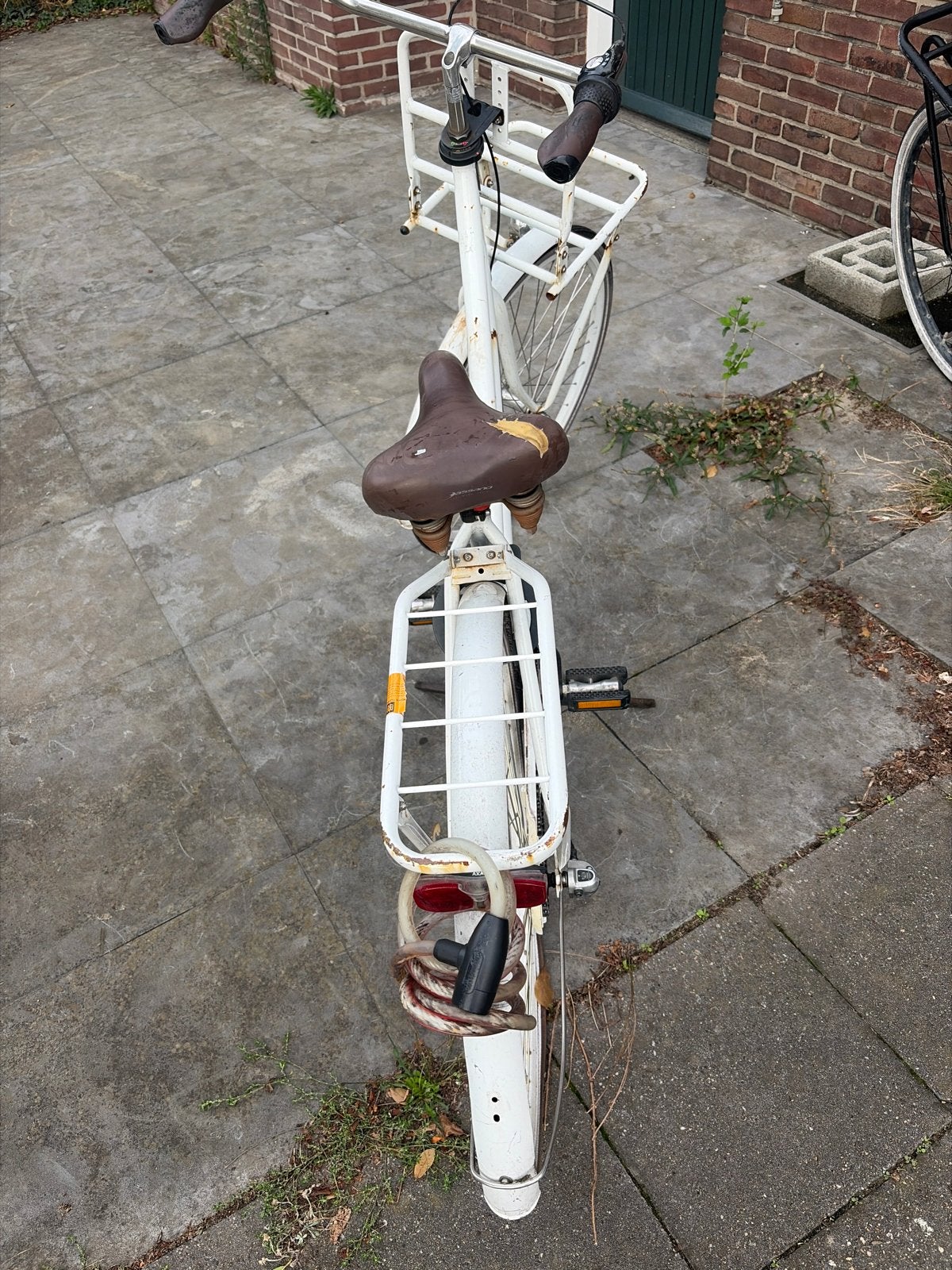 Sparta Damesfiets Wit - Opknapper, Fietsen en Brommers, Fietsen | Dames | Damesfietsen, Terugtraprem, Sparta, Ophalen of Verzenden