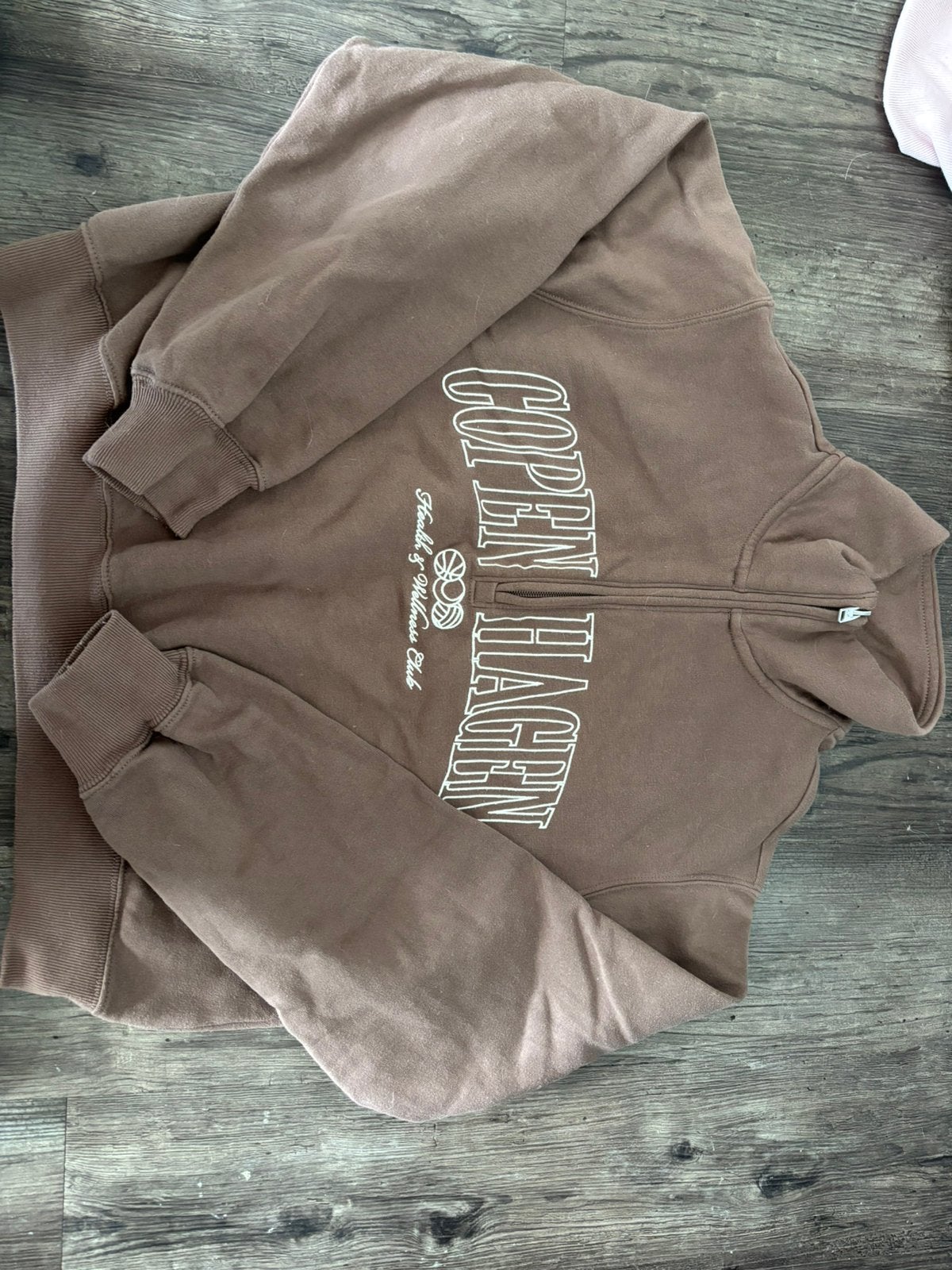 Hollister Hoodie brown, Ophalen, Bruin, Zo goed als nieuw, Korte mouw