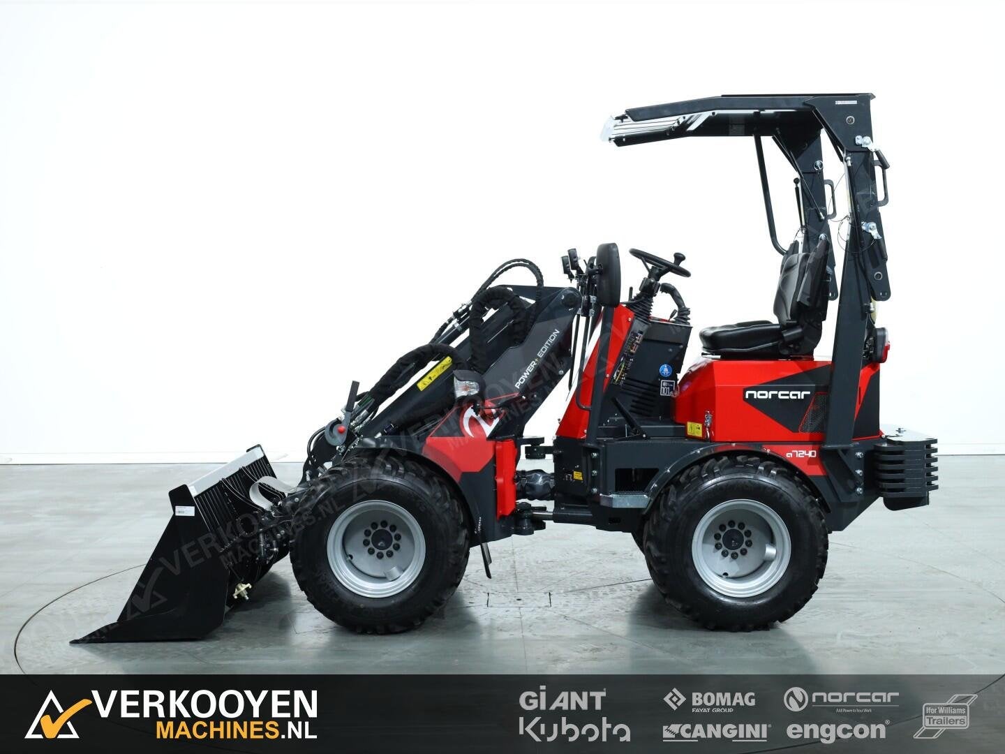 2026 Norcar a7240 Power+ Edition VK10593 Minishovel, Zakelijke goederen, Machines en Bouw | Kranen en Graafmachines, Wiellader of Shovel