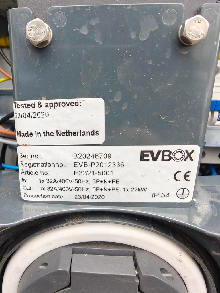 Een EVBox BusinessLine Hub laadpaal, 3-fase 22kw, Auto diversen, Laadpalen, Ophalen of Verzenden, Laadpaal
