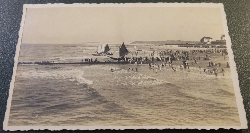 Scheveningen - Varen vanaf het strand - KDh02, Verzamelen, Verzenden, Voor 1920, Ongelopen, Zuid-Holland