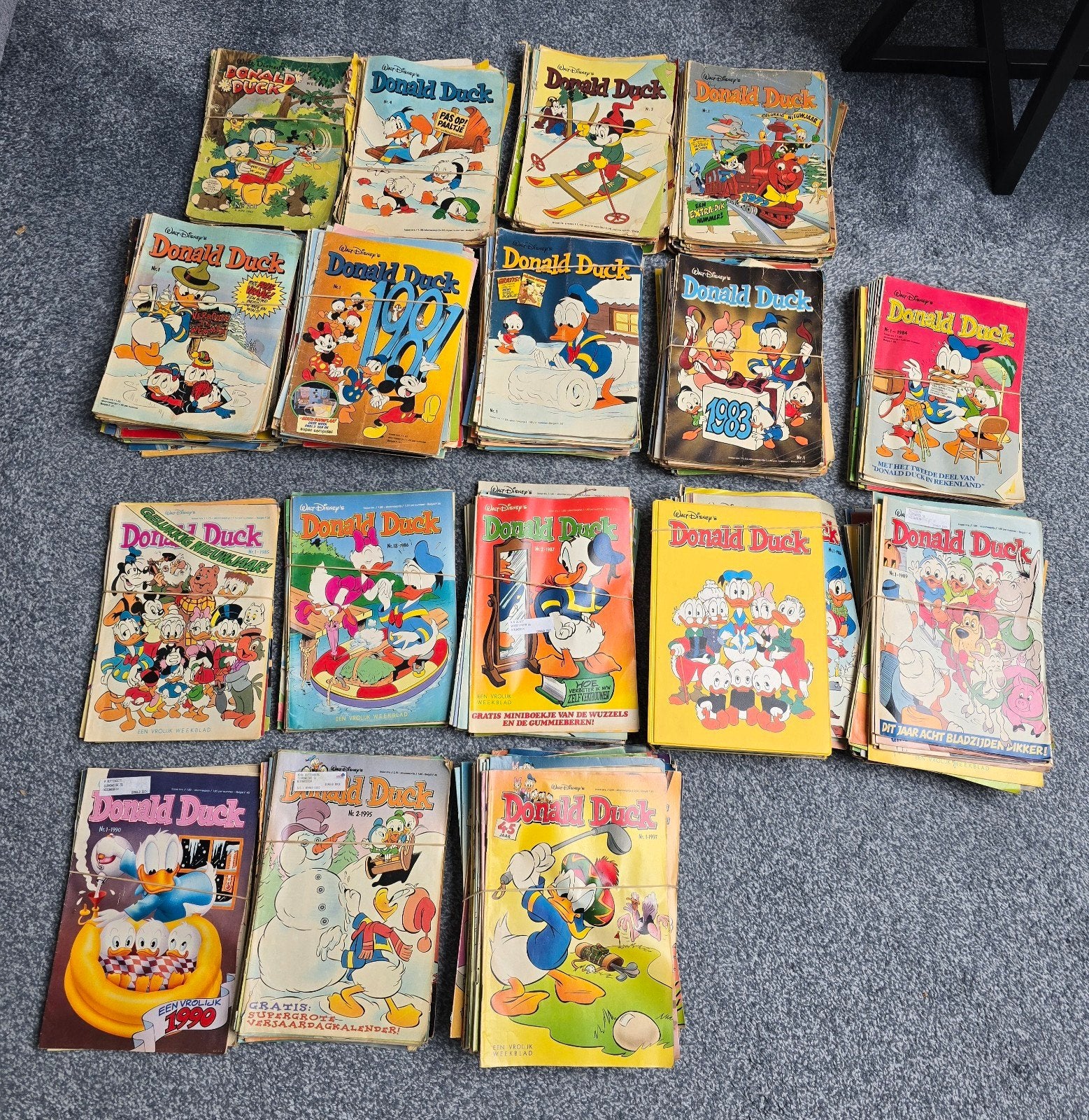 Verschillende gangen Donald Ducks 1977 tot 2011, Complete serie of reeks, Ophalen of Verzenden, Gelezen