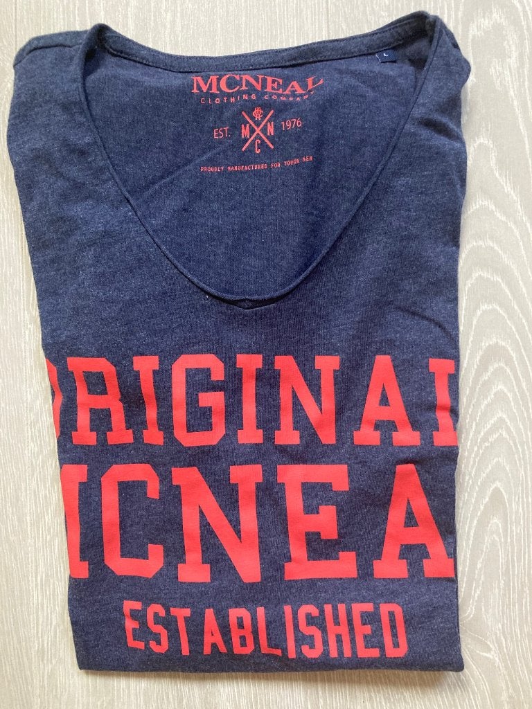 3 T-shirts McNeal heren maat L, Kleding | Heren, Ophalen of Verzenden, Zo goed als nieuw, Maat 52/54 (L), Blauw