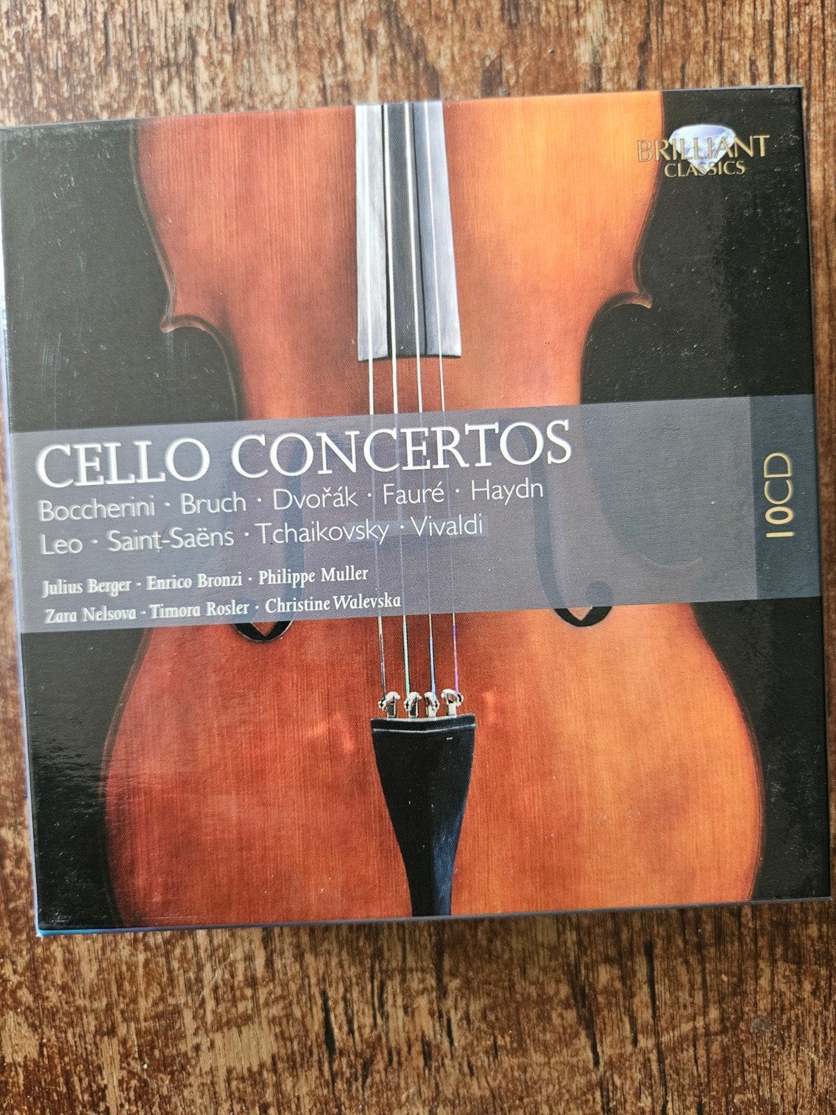 Cello Concertos - 10CD Boxset - Brilliant Classics, Inclusief boekje, Boxset, Soloconcert, Ophalen of Verzenden