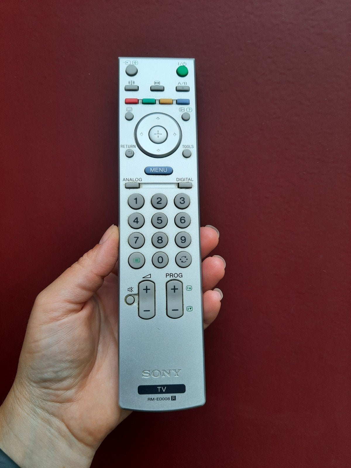 Originele Sony afstandsbediening RM-ED008 (LCD TV), Ophalen of Verzenden, Gebruikt, Origineel, Tv