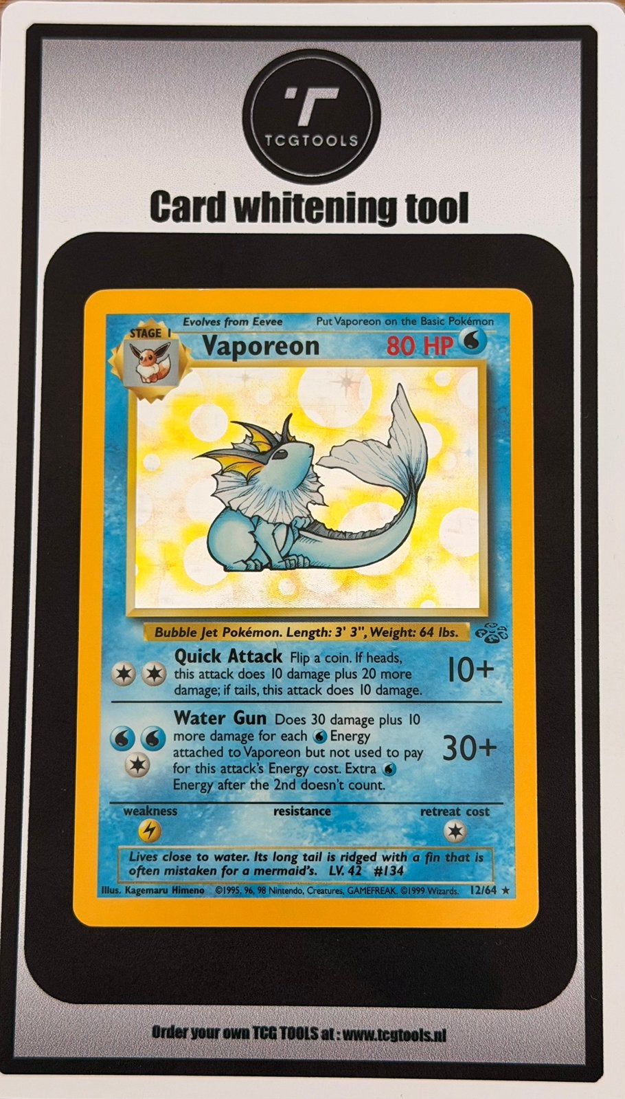 Vaporeon Jungle #12, Ophalen of Verzenden, Zo goed als nieuw