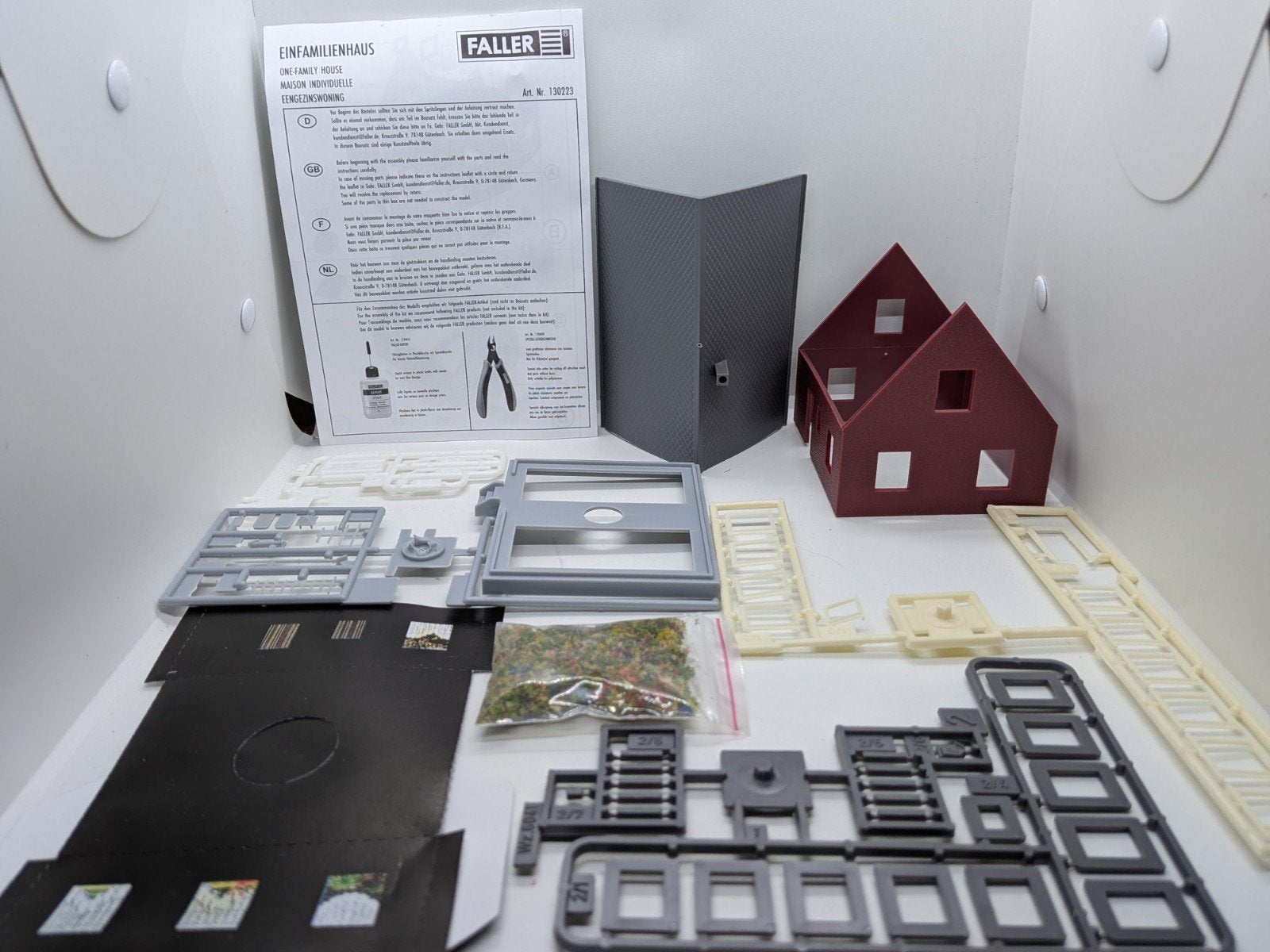 HO Faller Huisjes - 6 Stuks Modelbouw Huizen, Ophalen of Verzenden, Nieuw