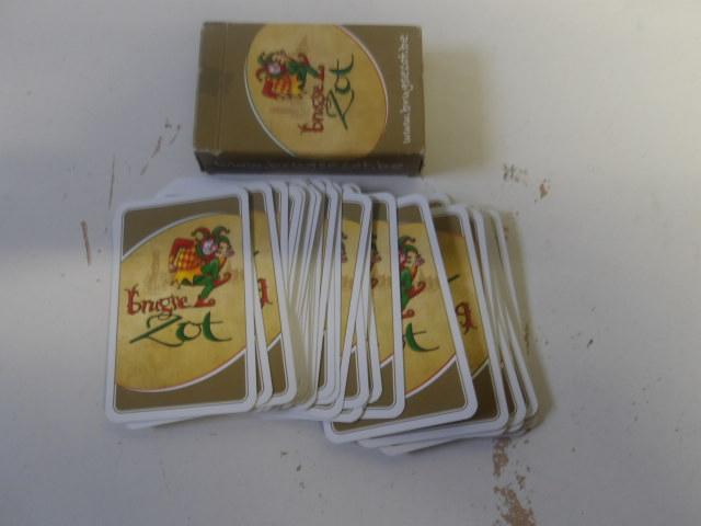 Brugse Zot bier speelkaarten (nr.1) 55-krt., Ophalen of Verzenden, Nieuw, Overige typen, Overige merken