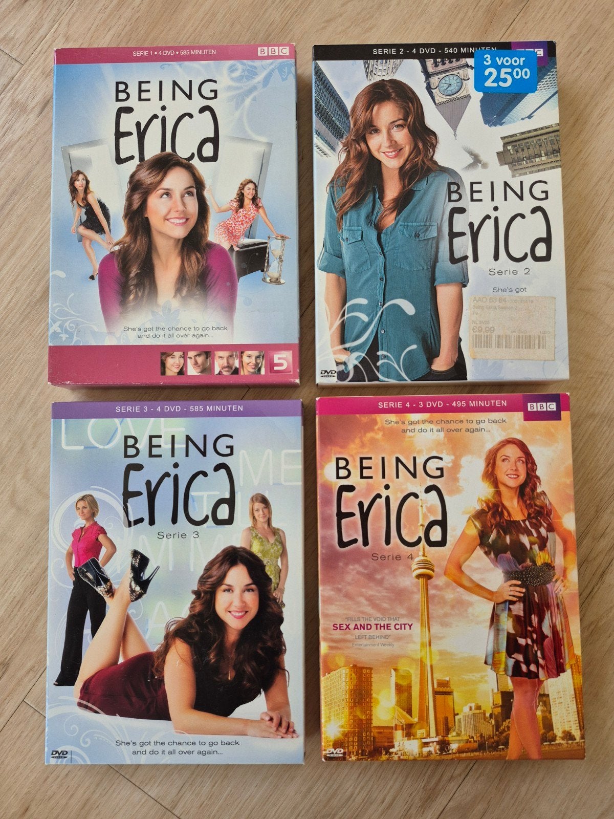 Being Erica seizoen 1-4 (bbc), Cd's en Dvd's, Alle leeftijden, Ophalen, Gebruikt, Seizoen 1