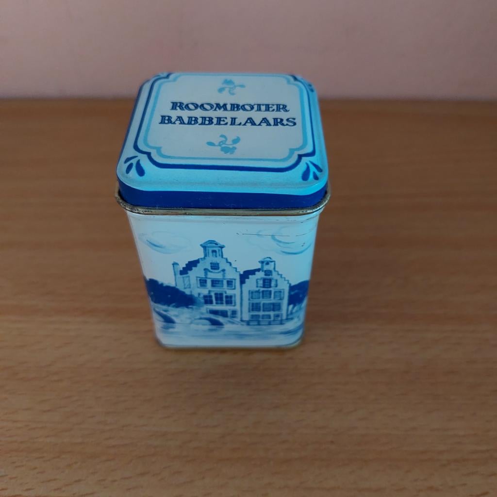 Roomboter Babbelaars blikje, Verzamelen, Blikken, Ophalen of Verzenden, Gebruikt, Overige