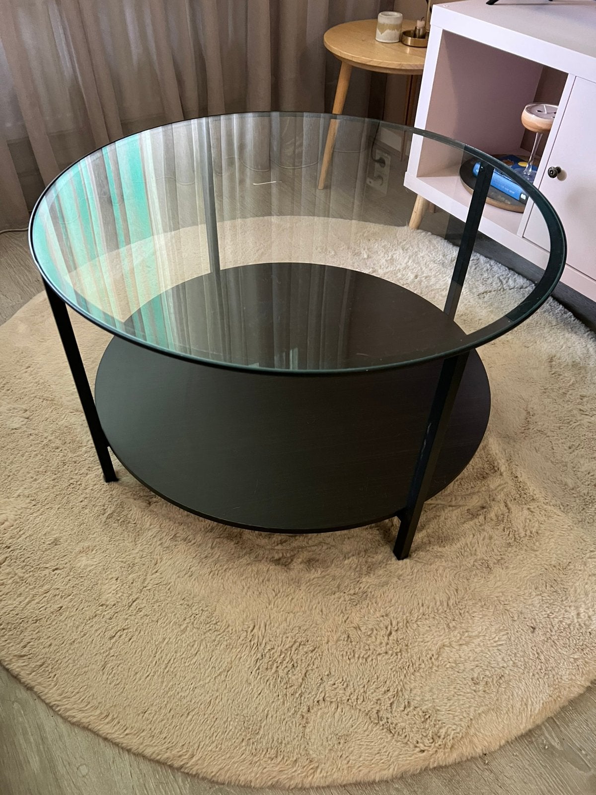 Salontafel IKEA, Ophalen, Gebruikt, 50 tot 100 cm, Rond