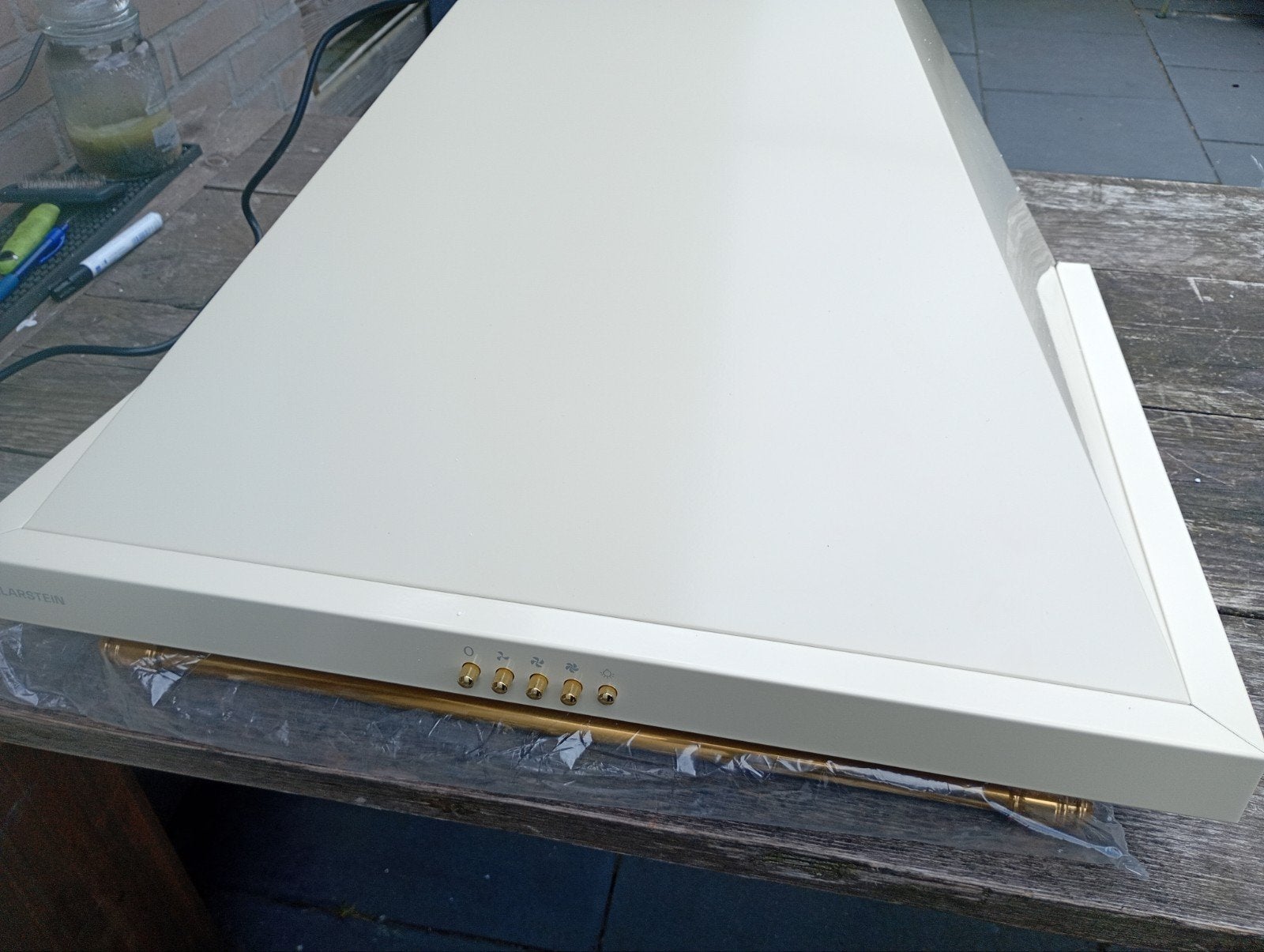 Klarstein Afzuigkap creme / goud, Ophalen of Verzenden, Wandschouwkap