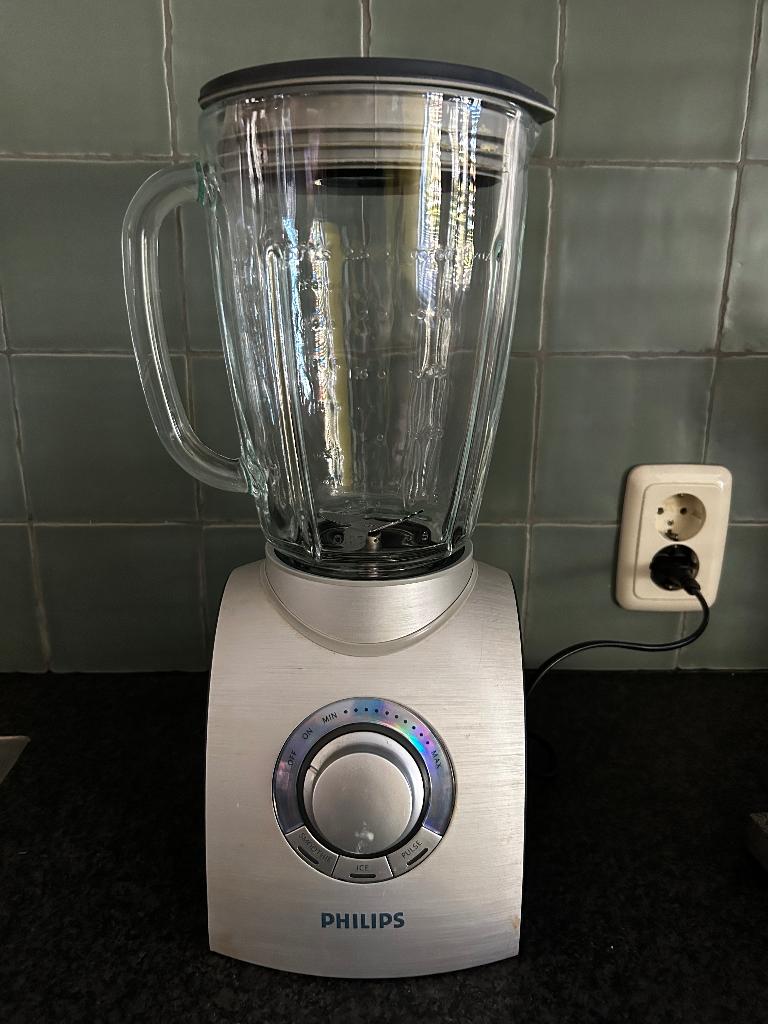 Philips blender / smoothie maker met glazen kan, Ophalen, Gebruikt, Blender