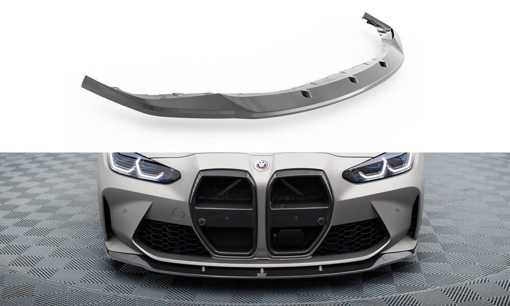 Carbon Voorlip spoiler grill diffuser - M4 G82 21+, Ophalen of Verzenden