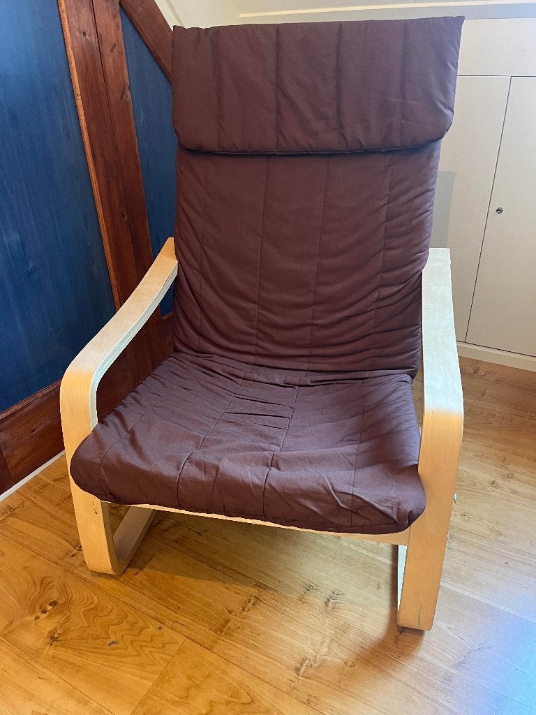relaxstoel fauteuil bruin, Huis en Inrichting, Fauteuils, Ophalen, Gebruikt, 75 tot 100 cm, 50 tot 75 cm