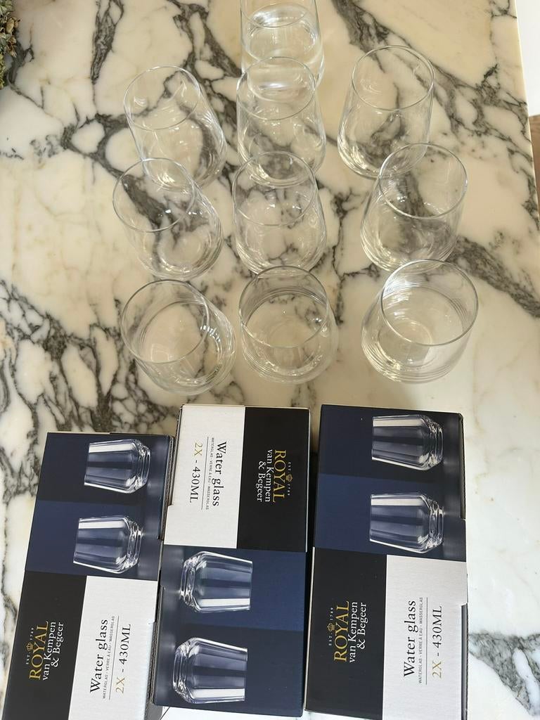 Albert heijn kristal glas 12 stuks spaaractie, Albert Heijn, Ophalen of Verzenden