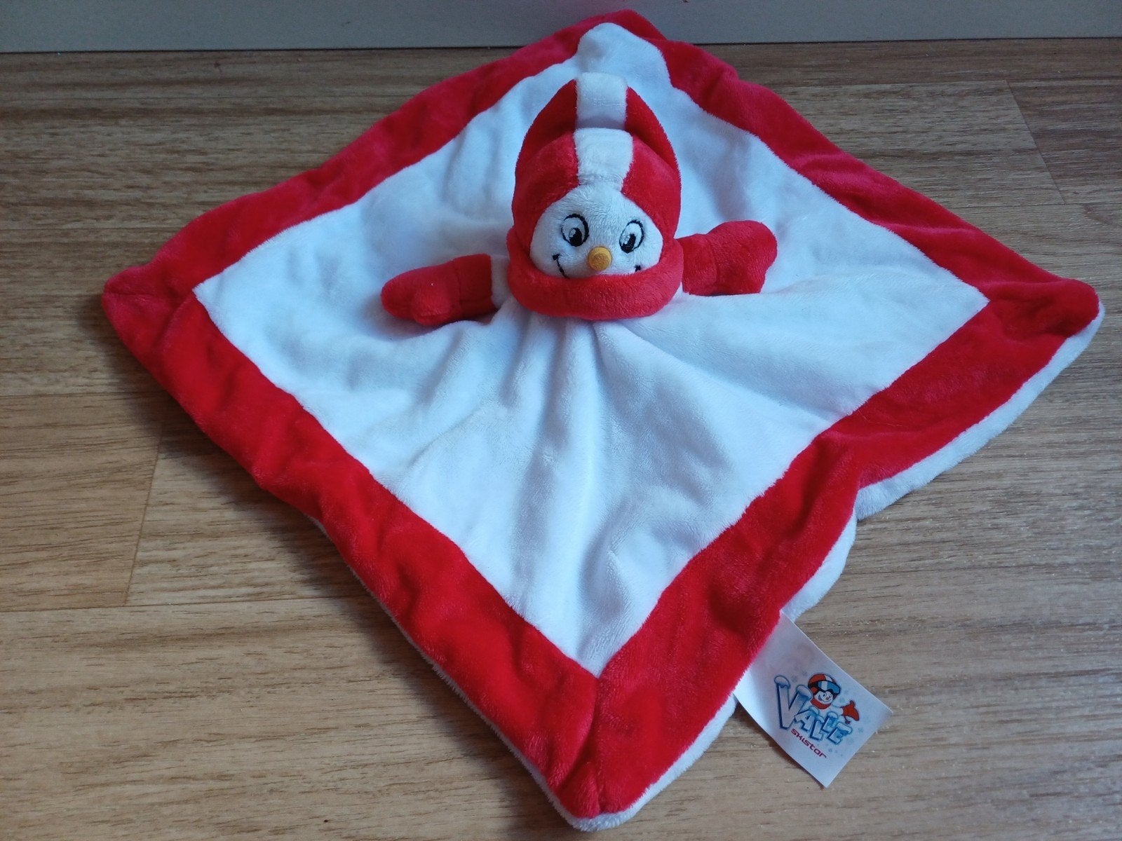 knuffeldoekje doekje valle skistar rood wit, Ophalen of Verzenden, Zo goed als nieuw