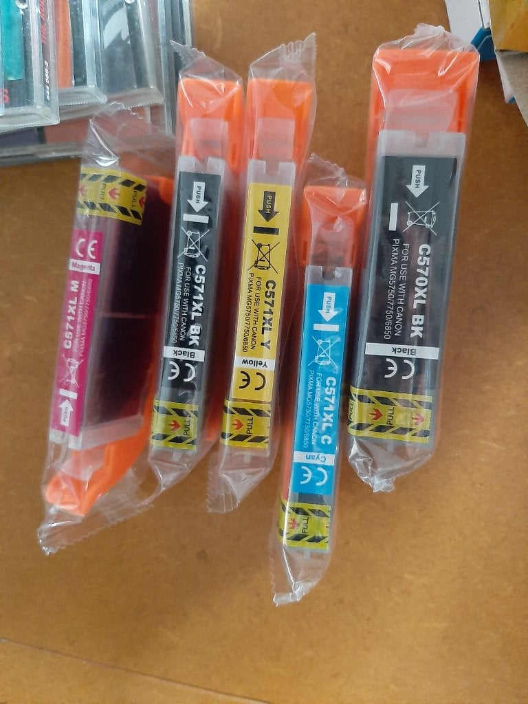 Inktcartridges GESEALED XL Canon MG 5750 ts5055/570/571, Ophalen, Nieuw