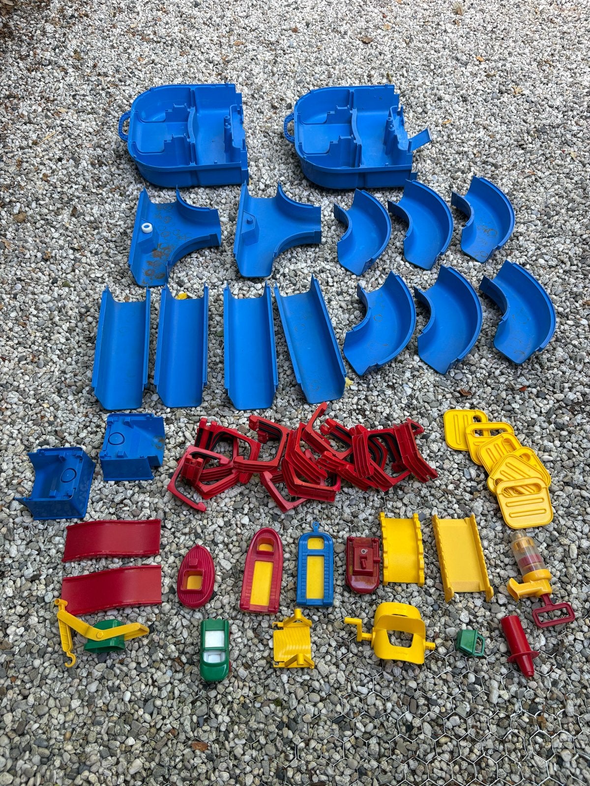 2 Aquaplay waterbanen met veel accessoires, Ophalen of Verzenden, Gebruikt