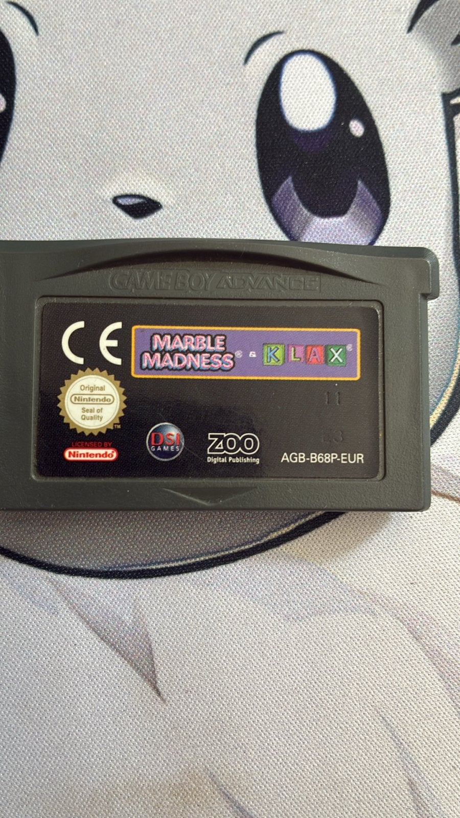 Marble Madness & Klax - Game Boy Advance (GBA), Puzzel en Educatief, Gebruikt, 1 speler, Ophalen of Verzenden