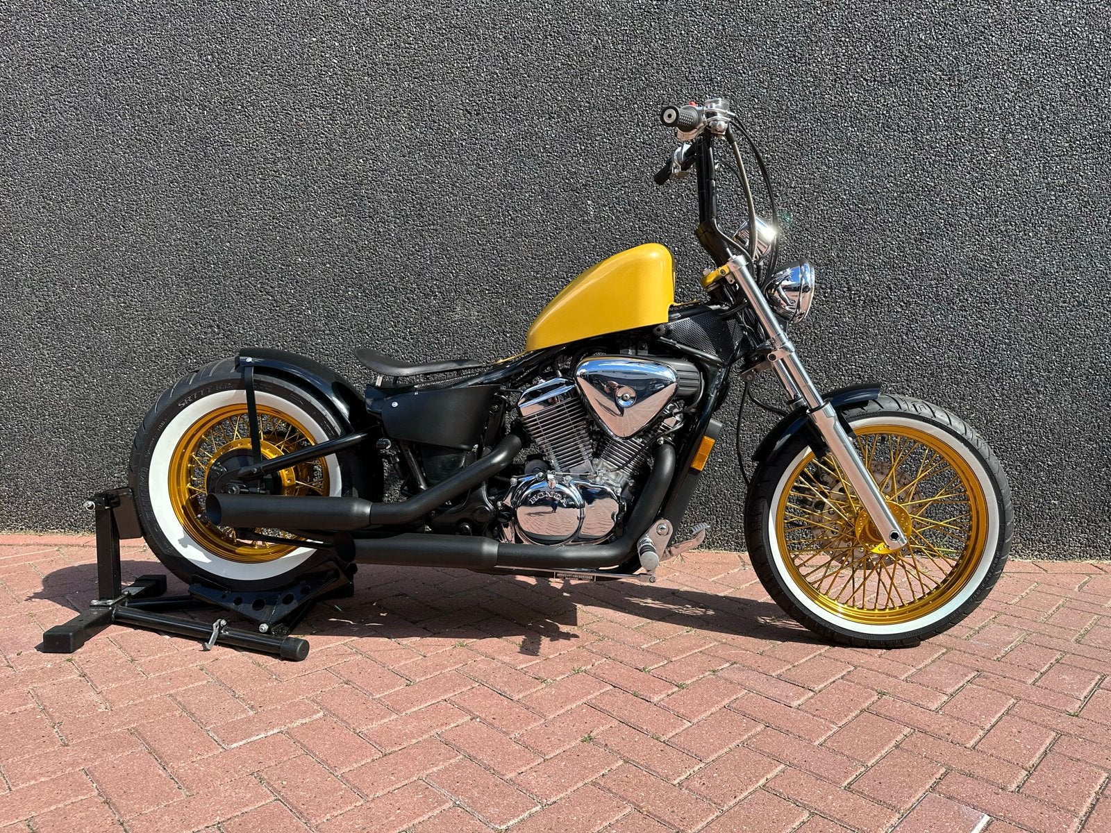 Bijzondere Honda VT600 Bobber - Volledig Opgebouwd, 2 cilinders, Chopper, NL Bobbers, 2652xv
