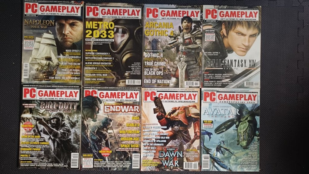 Oude PC Gameplay magazines (2008), Boeken, Ophalen of Verzenden, Zo goed als nieuw, Overige typen