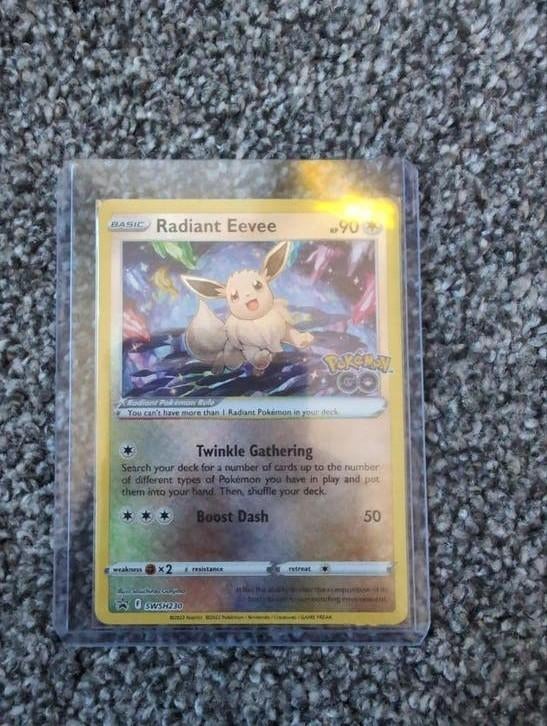 Radiant eevee pokemon go, Ophalen of Verzenden, Zo goed als nieuw