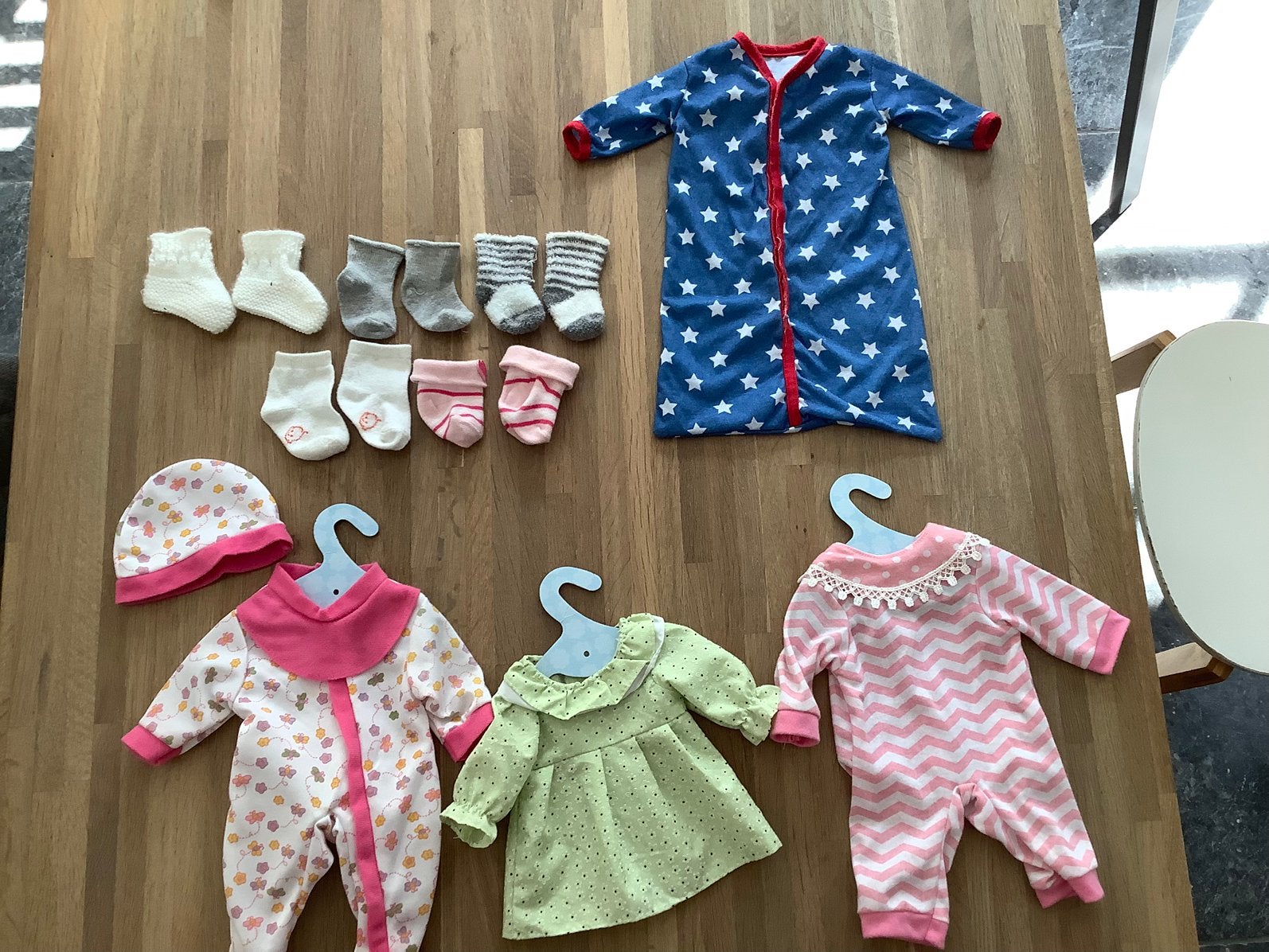 Hele Mooie poppen kleertjes set ook losse artikelen te koop, Verzenden, Zo goed als nieuw, Babypop