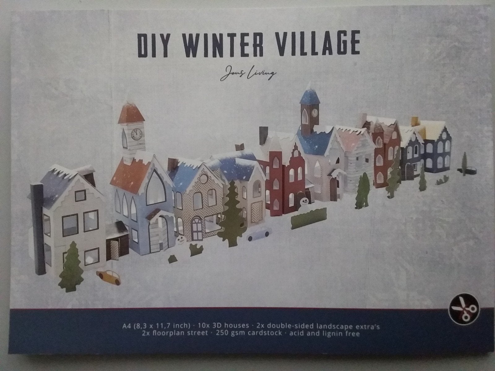 bouw boekje voor een winterdorp, Ophalen of Verzenden, Nieuw, Gebouwen, Knutselboek