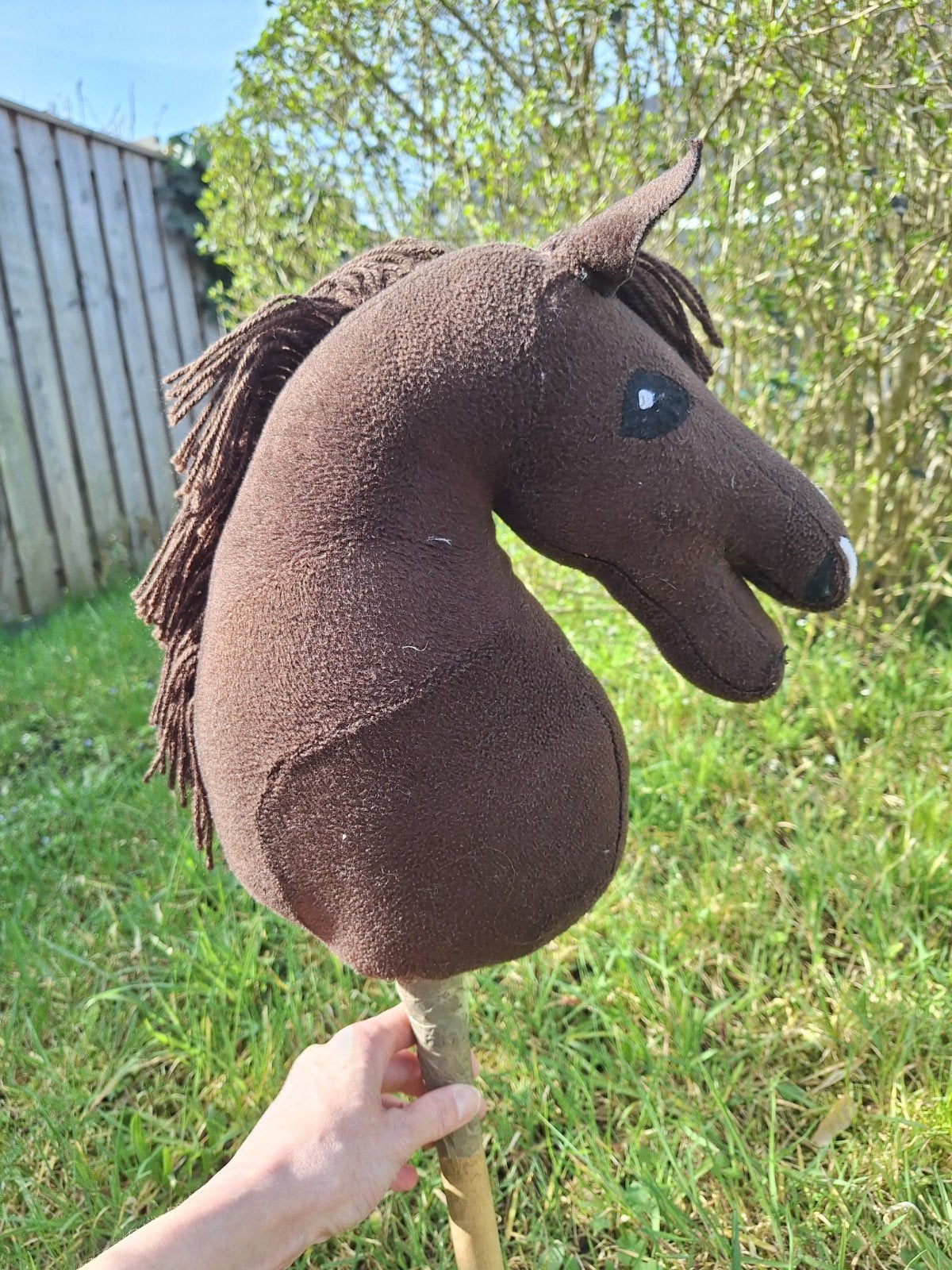 Hobbyhorse bruin. Zelf gemaakt., Hobby en Vrije tijd, Ophalen of Verzenden, Nieuw