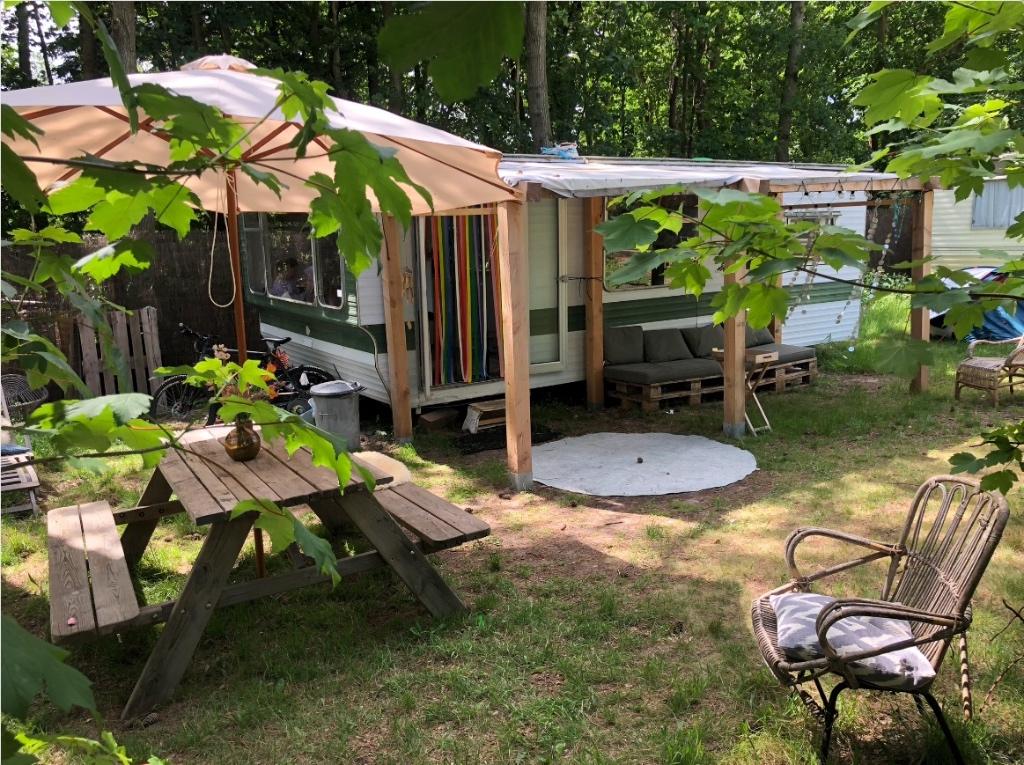 Heerlijke caravan Te Huur Camping Bakkum