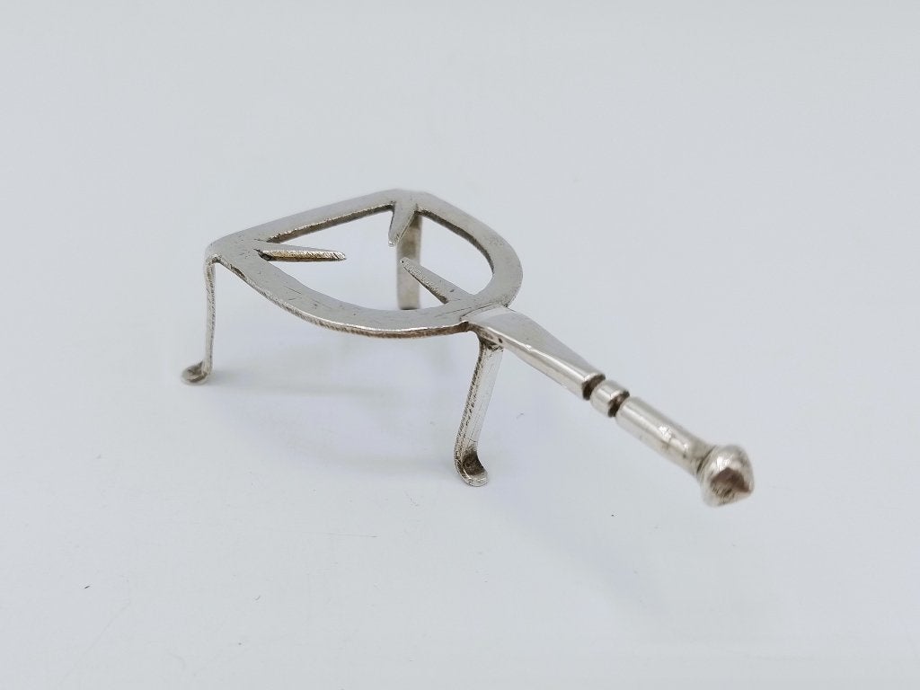 Zilveren miniatuur treeft, P. Snijder, Haarlem, 1732, Verzenden, Zilver