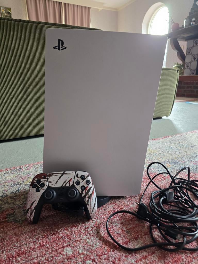 Goedwerkende PS5 disc editie met controller, Ophalen of Verzenden, Zo goed als nieuw