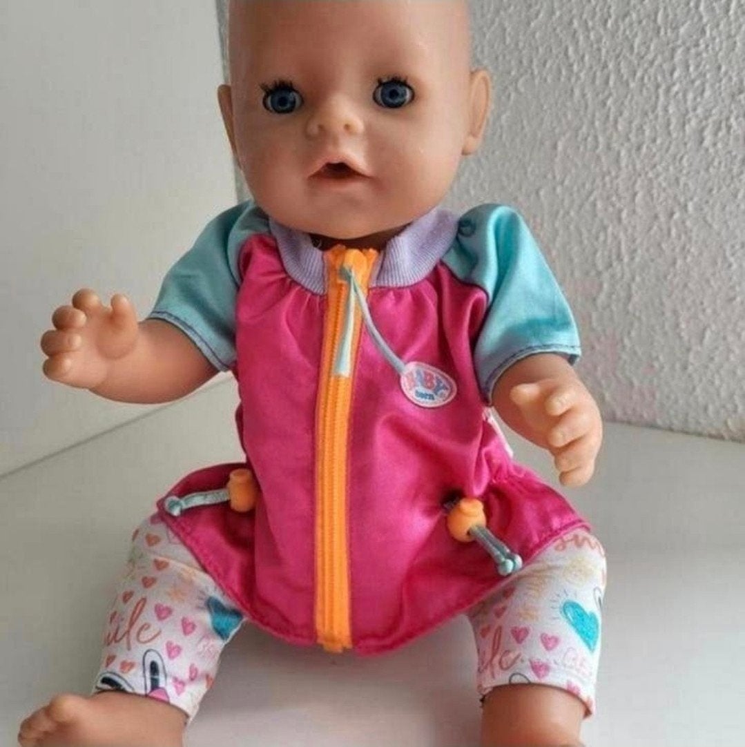 Baby Born kleertjes 2 delig setje Babyborn.

Excl.poppen, Ophalen of Verzenden, Zo goed als nieuw, Babypop